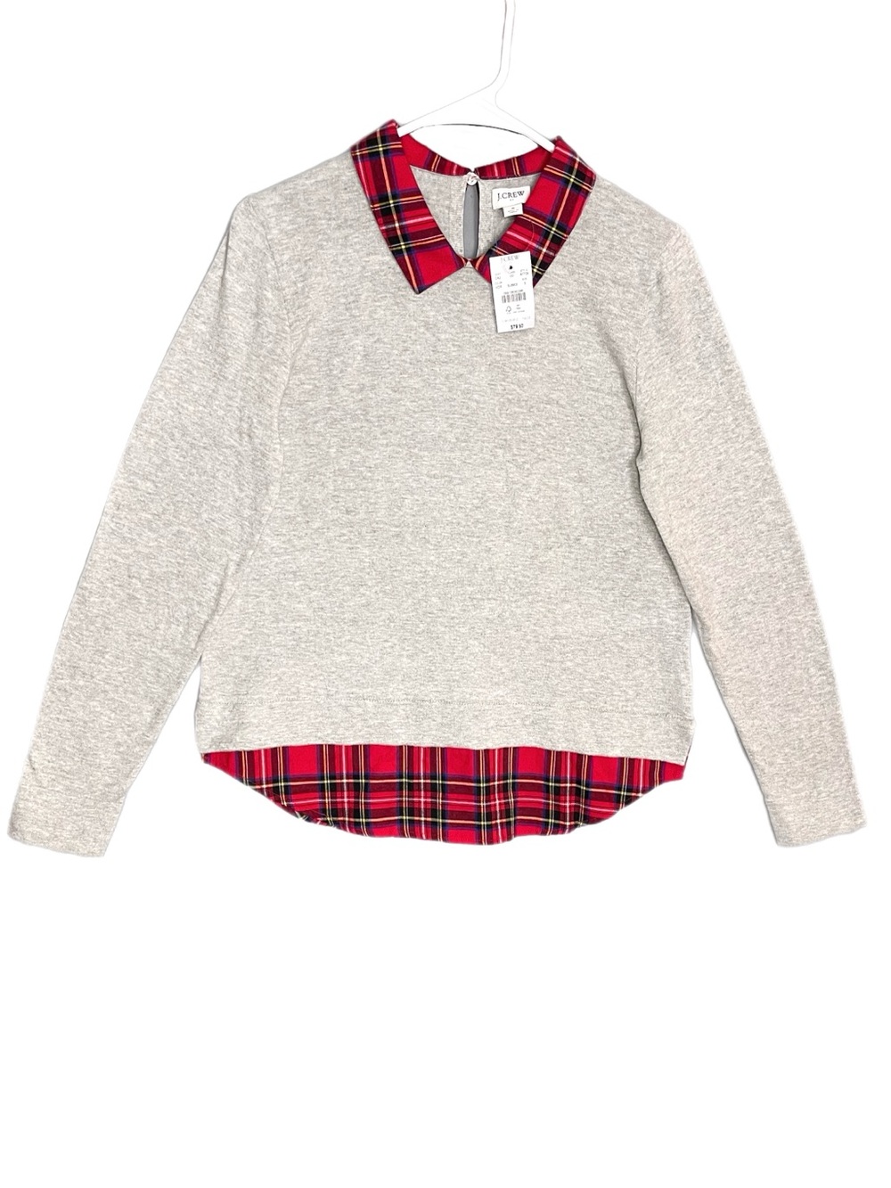 J Crew Long Sleeve Collared Shirt Women’s Size Small NWT *Wash Tag Removed